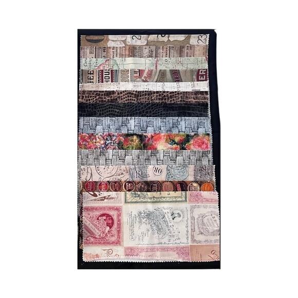 Eclectic Elements Charm Pack by Tim Holtz 5in Squares 13pcs - Picture 3 of 5